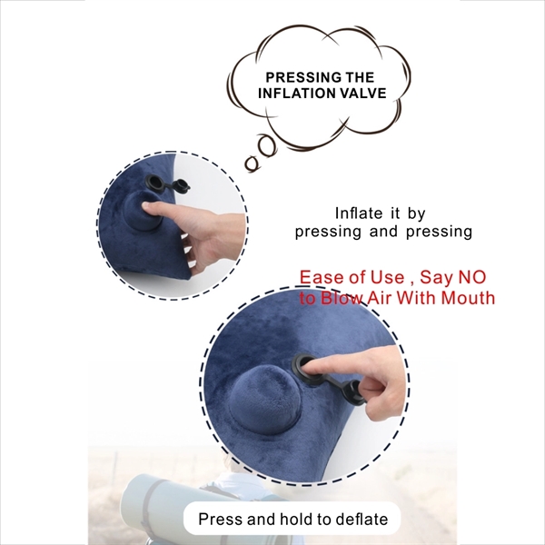 Inflatable Camping Pillow, Carry on Travel  Pillow. - Image 6