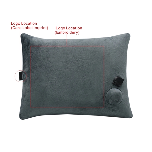 Inflatable Camping Pillow, Carry on Travel  Pillow. - Image 8
