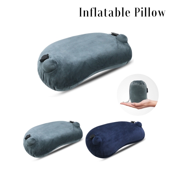 Inflatable Camping Pillow, Carry on Travel  Pillow. - Image 1