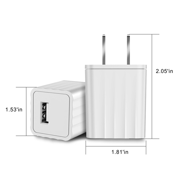 Dual Port USB Wall Charger Adapter, AC Adapter, Travel - Image 6