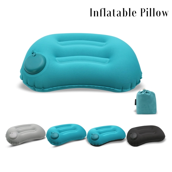 Ultralight Inflatable Pillow with Packsack - Image 1