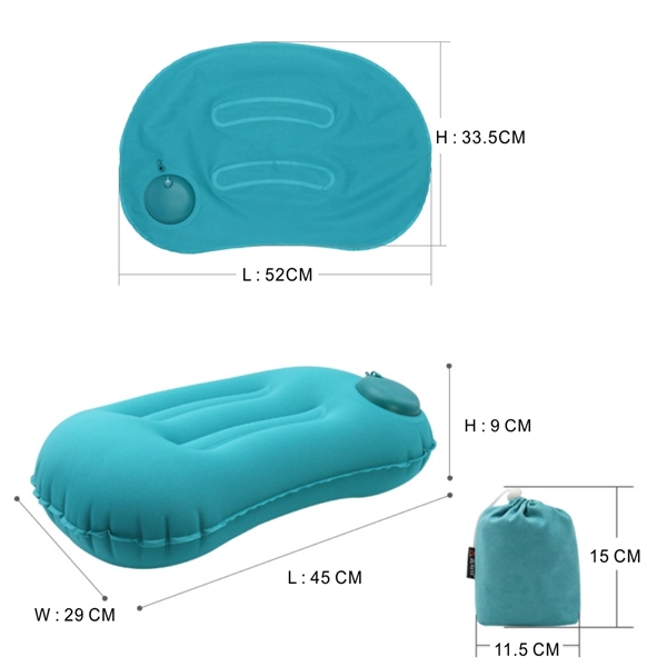Ultralight Inflatable Pillow with Packsack - Image 5