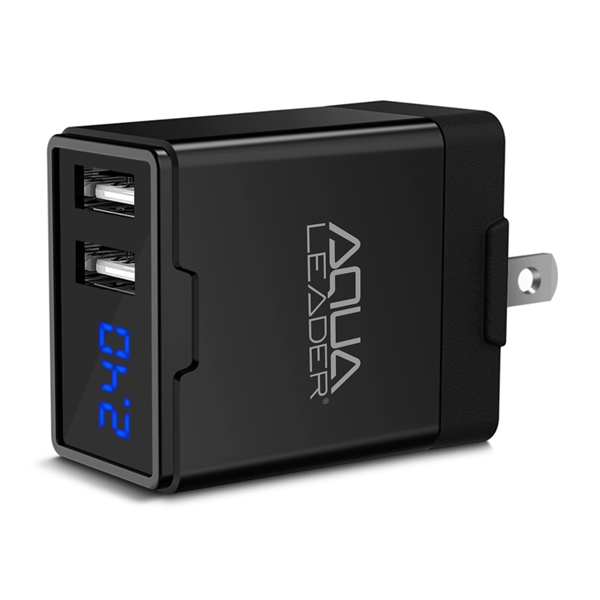 2.4A Dual Port USB Wall Charger Adapter, AC Adapter, Travel - Image 4