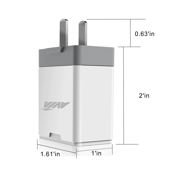 3.1A Dual Port USB Wall Charger Adapter, AC Adapter, Travel - Image 5