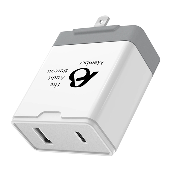 4.8A Dual Port USB C Wall Charger Adapter, AC Adapter - Image 3