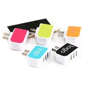 3 Port USB AC Charger Adapters