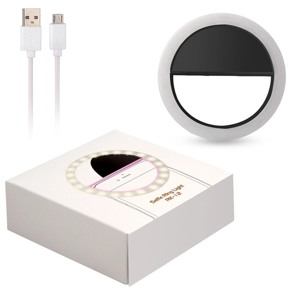 Mini LED Clip-on Rechargeable Selfie Ring Light - Image 2