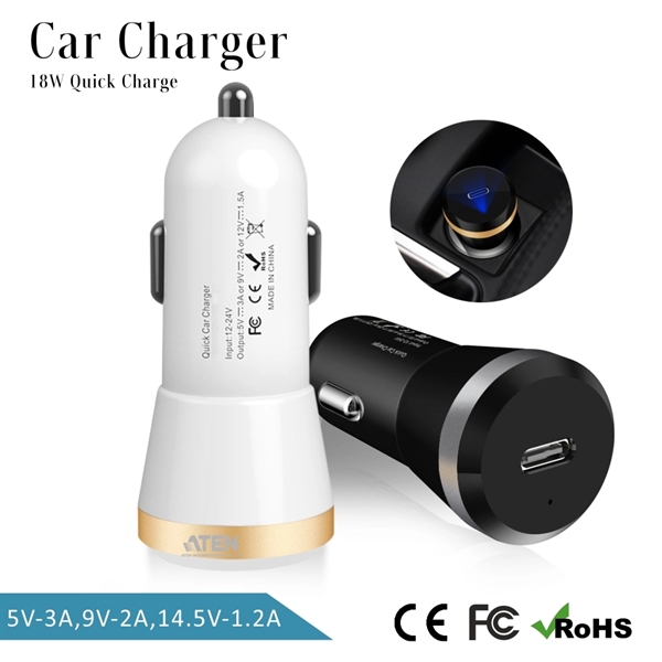 18W Power Delivery USB C Car Charger, Fast Charge PD - Image 1