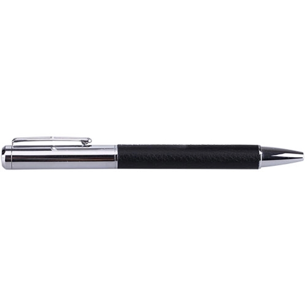 Artificial Leather Covered Ballpoint Pen - Image 2
