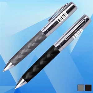 Artificial Leather Covered Ballpoint Pen