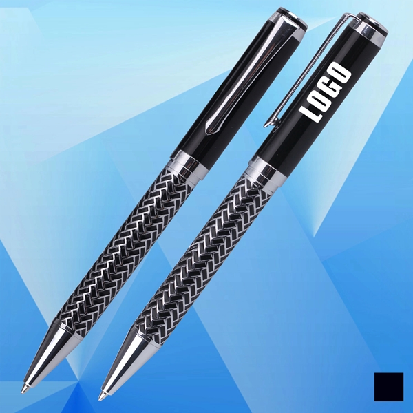 Executive Ballpoint Pen with Non-slip Grip - Image 1