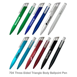 Three-Sided Triangle Body Ballpoint Pen