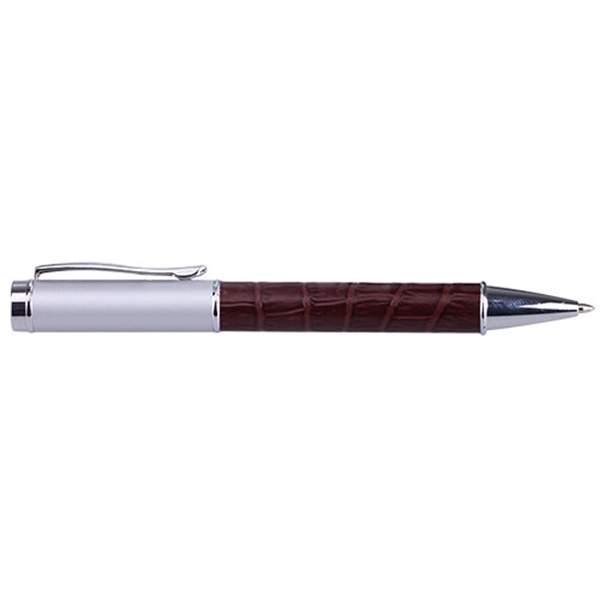 Ballpoint Pen with Artificial Leather Grip - Image 3