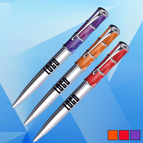 Executive Pen with Marble Pattern Accents - Image 1