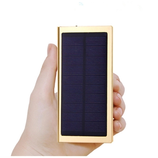 8000mAh Dual USB Solar Power Bank External Battery - Image 2
