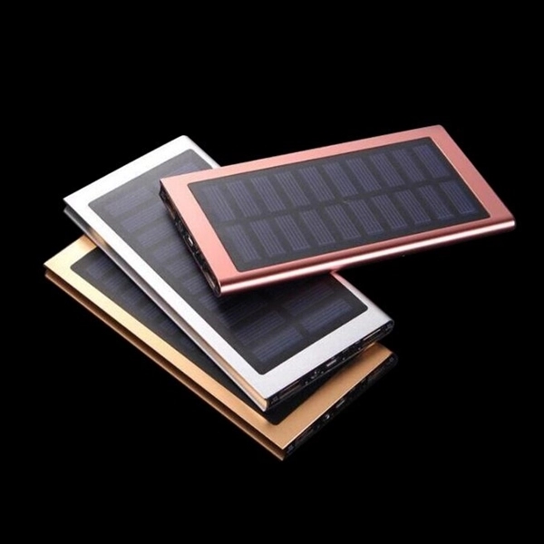 8000mAh Portable Solar Charger Power Bank - Image 1