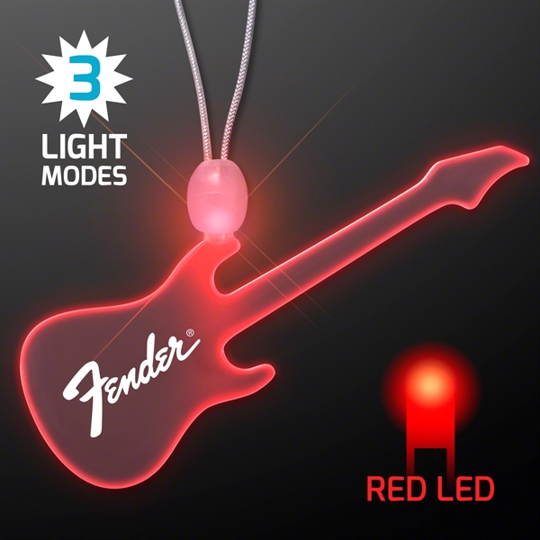 LED Acrylic Guitar Necklace - Image 8