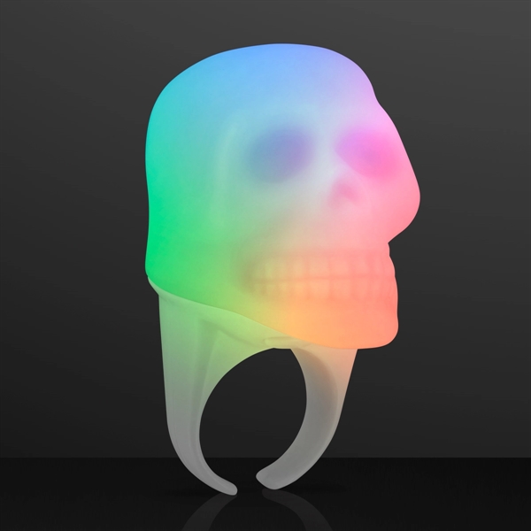 Glowing Light Up Skull Ring - Image 4