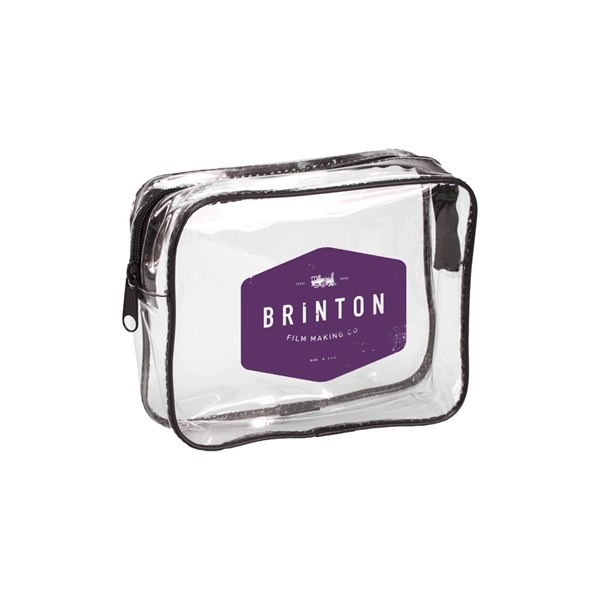 Clear Travel Cosmetic Bag - Image 3