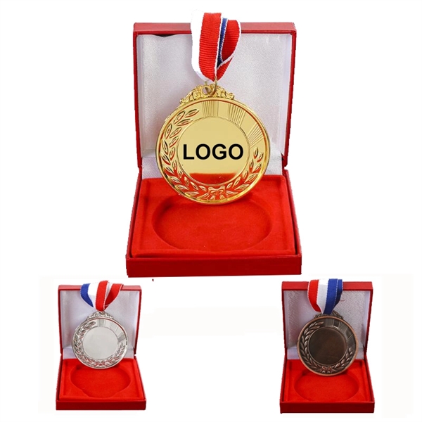Die struck antiqued medal custom trophy