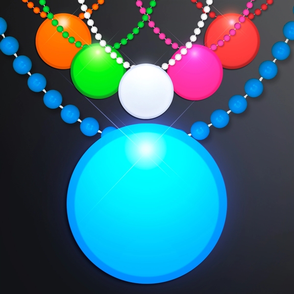 LED Circle Badge with Beads - Image 8