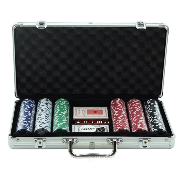 300 Piece Poker Set with Aluminum Carrying Case - Image 2