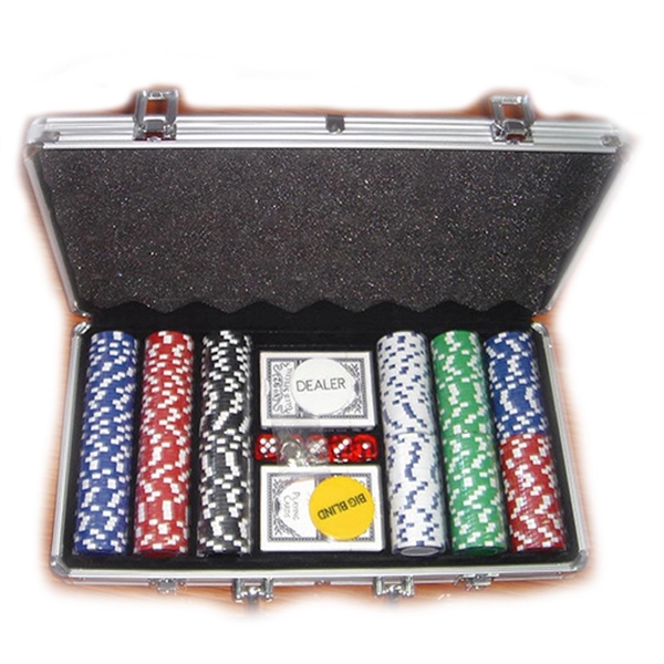 300 Piece Poker Set with Aluminum Carrying Case - Image 3