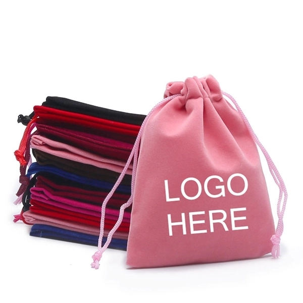 Velvet Drawstring Pouch Gift bag - Image 2
