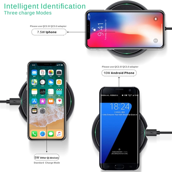 10W Wireless Charging Pad, Fast Charging Wireless Charger - Image 5