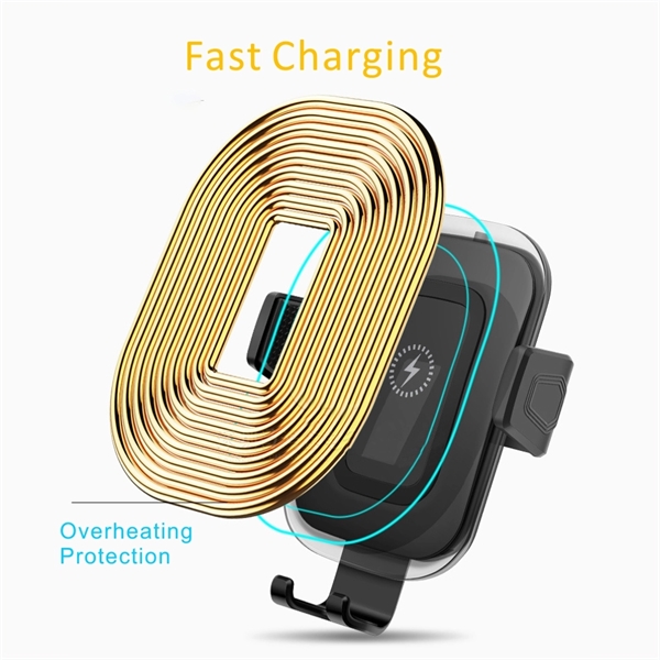 Wireless Car Charger Mount, Car Mounted Charger - Image 7