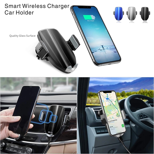 Wireless Car Charger Mount, Car Mounted Charger - Image 2