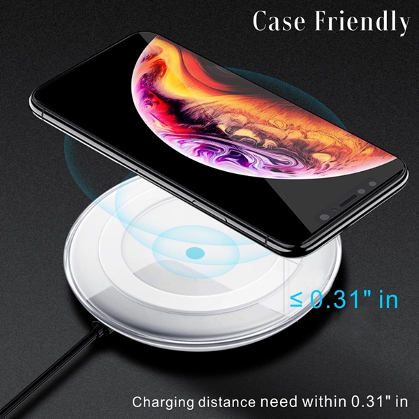 10W Wireless Charging Pad, Fast Charging Wireless Charger - Image 4