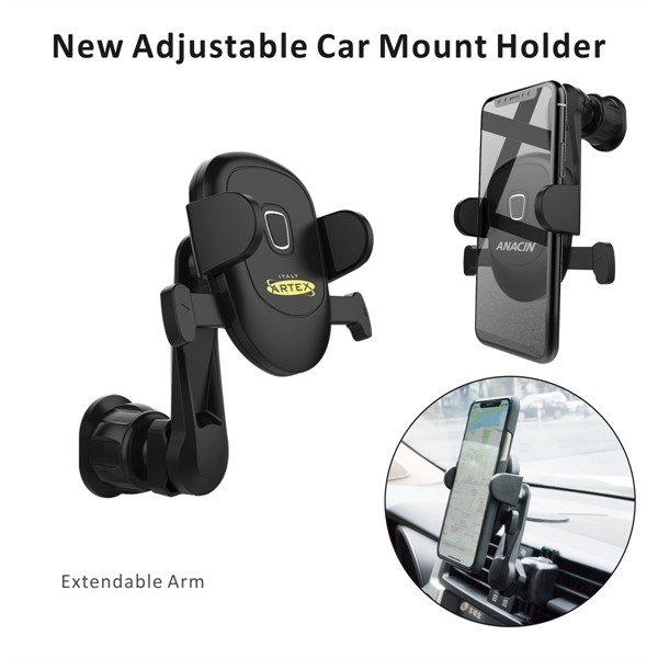Quick Release Car Mount Holder, Car Phone Holder - Image 2