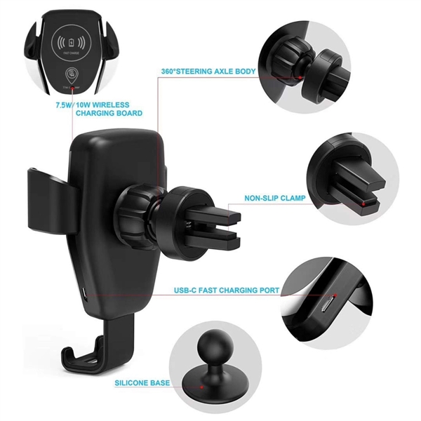 Wireless Car Charger Mount, Wireless Charing Car Mount - Image 5