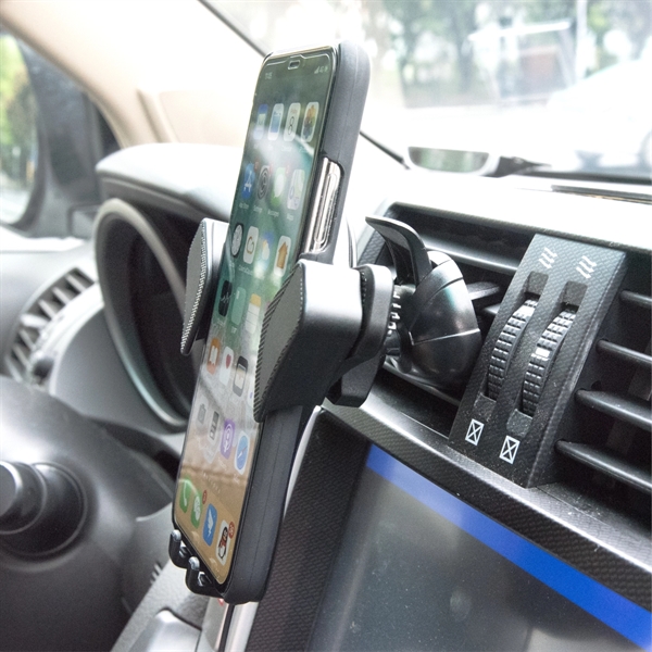 Auto Clamping Wireless Car Charger Mount Car Mounted Charger - Image 3