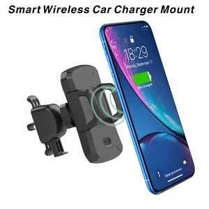 Auto Clamping Wireless Car Charger Mount Car Mounted Charger