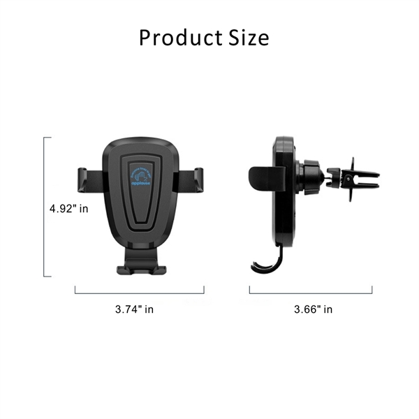 Wireless Car Charger Mount, Car Mounted Charger - Image 6