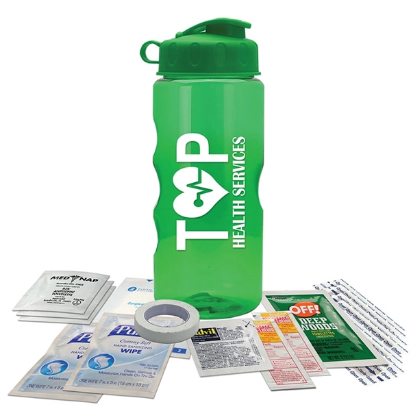 22 oz. Tritan Bottle Survival Kit - Flip Lid - Image 1