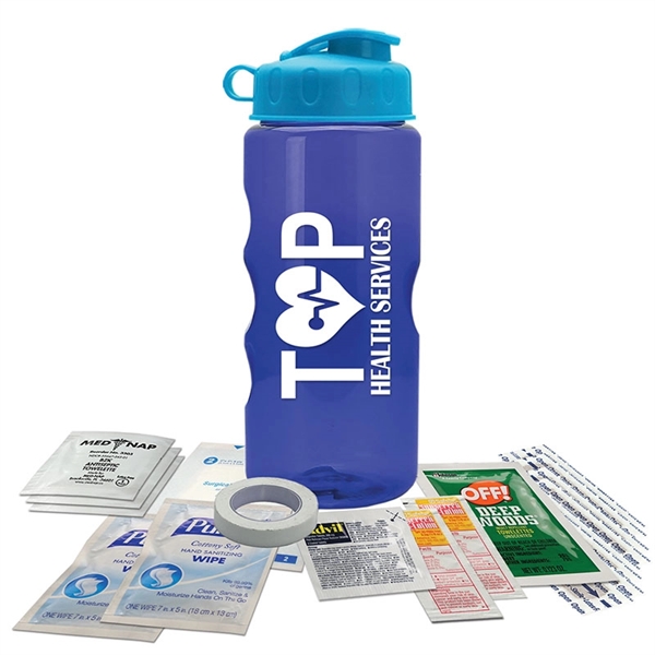 22 oz. Tritan Bottle Survival Kit - Flip Lid - Image 4