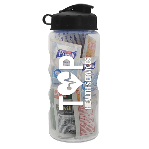 22 oz. Tritan Bottle Survival Kit - Flip Lid - Image 6