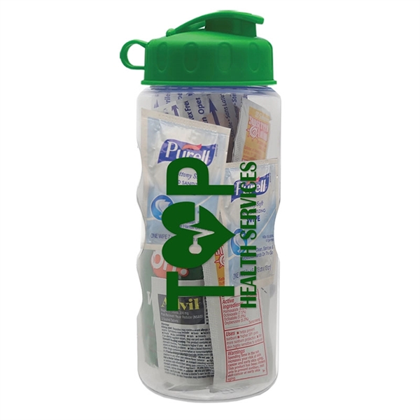 22 oz. Tritan Bottle Survival Kit - Flip Lid - Image 7