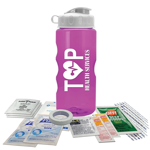 22 oz. Tritan Bottle Survival Kit - Flip Lid - Image 9