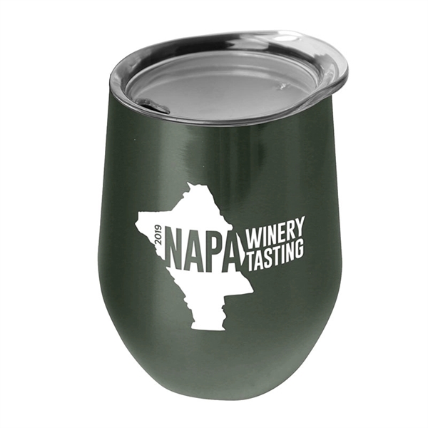 10 oz. Vino Stainless Steel Wine Cup - Image 2