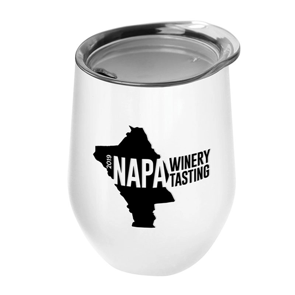 10 oz. Vino Stainless Steel Wine Cup - Image 3