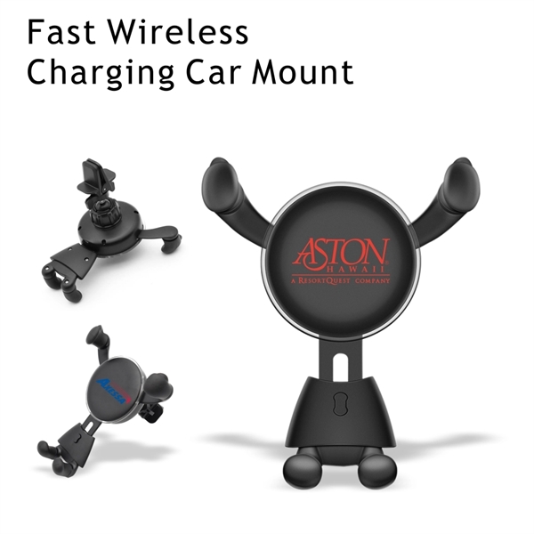 Wireless Car Charger Mount, Car Mounted Charger - Image 2