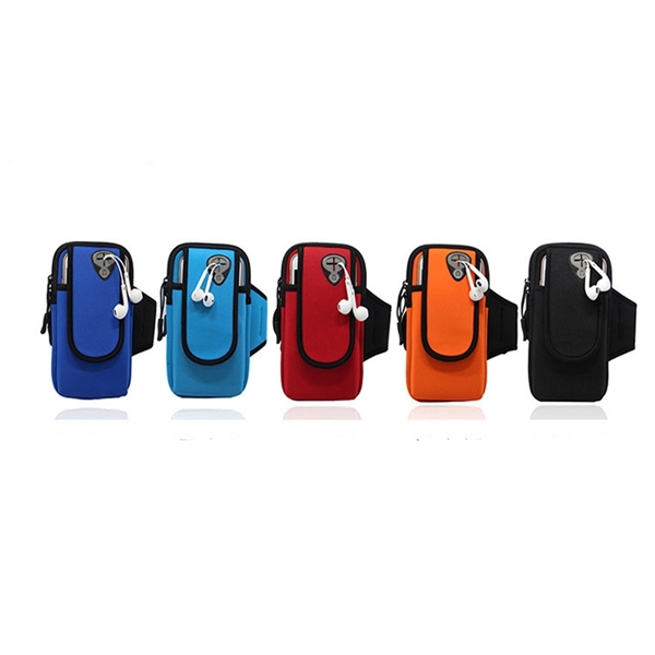 Neoprene Sports Arm Bag Cell Phone Holder - Image 1