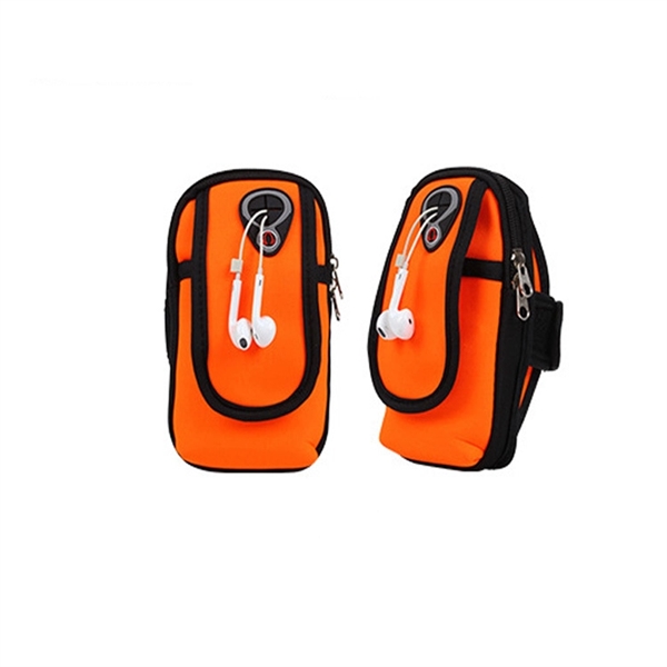 Neoprene Sports Arm Bag Cell Phone Holder - Image 5