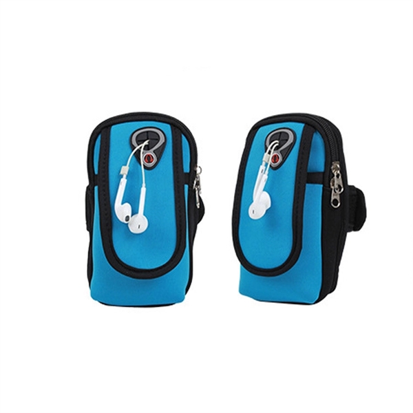 Neoprene Sports Arm Bag Cell Phone Holder - Image 7