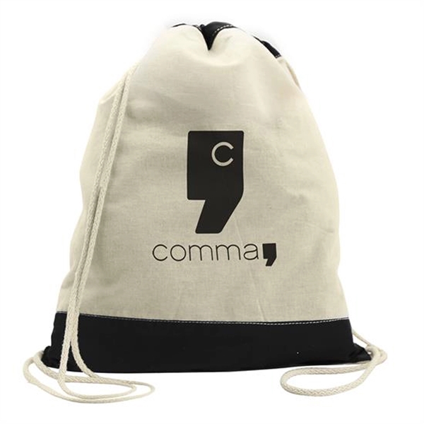 Excursionist - Cotton Drawstring Backpack - Image 3