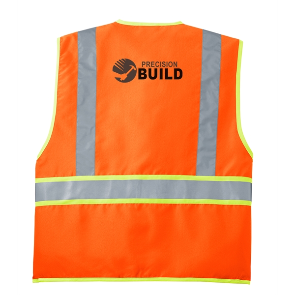 Your Logo On - CornerStone® ANSI 107 Dual-Color Safety Vest